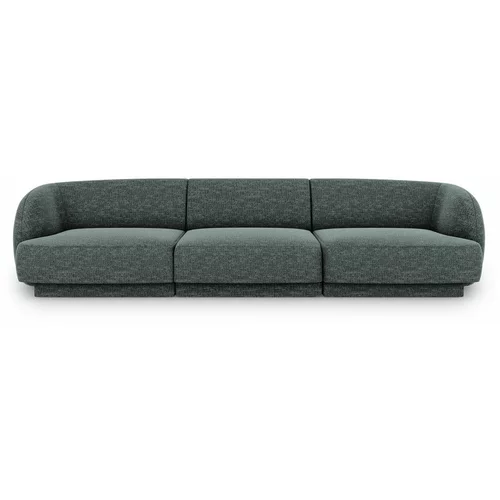 Micadoni Home Tamno zelena sofa 259 cm Miley -