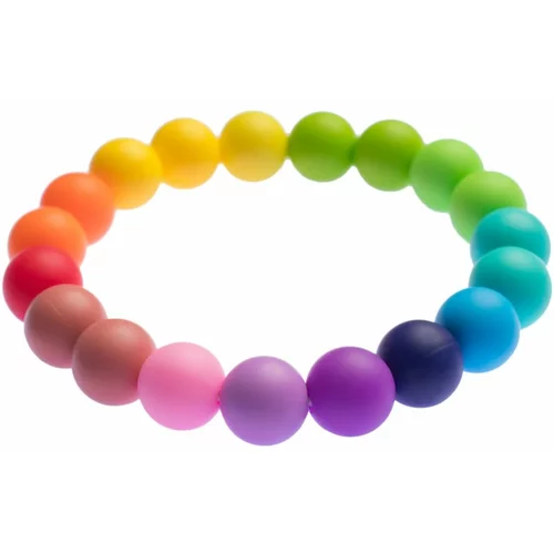 Biberschatz Bite bracelet Regenbogen grizalne kroglice 1 kos