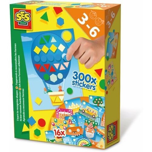 Ses ustvarjalni set Ustvarjanje z nalepkami Slike