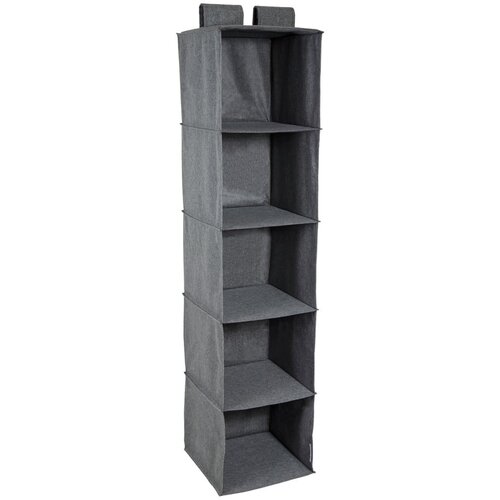 Bigso Box of Sweden Sivi viseči organizator s 5 predali Hanging Slike
