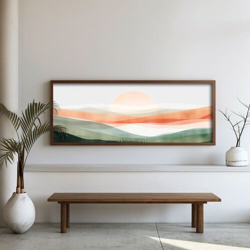 WALLXPERT FAH121-120 Multicolor Decorative Framed MDF Painting Cene