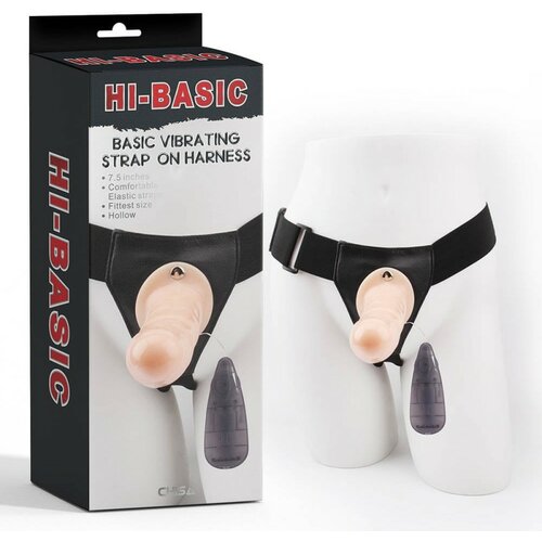 Vibrating Strap-on Harness-Flesh CHISA00319 Slike