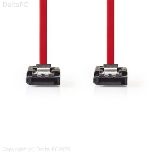 Nedis SATA 1.5Gbps Kabel - SATA 7-pin Zenski - SATA 7-pin Zenski - 0.5m - Crveni Cijene