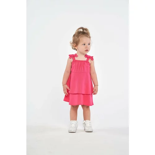 Birba Trybeyond Dječja haljina boja: ružičasta, mini, širi se prema dolje