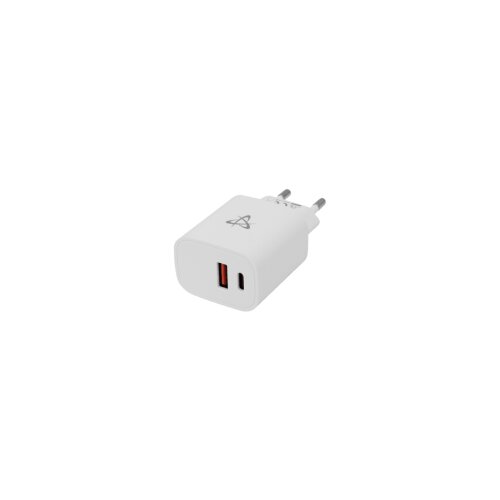 S Box SBOX USB KUĆNI PUNJAC HC-693 / 2 ULAZA - 20W QC Bijeli Slike
