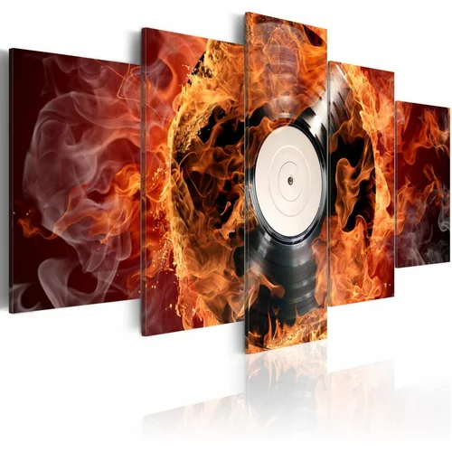  Slika - Vinyl on fire 100x50