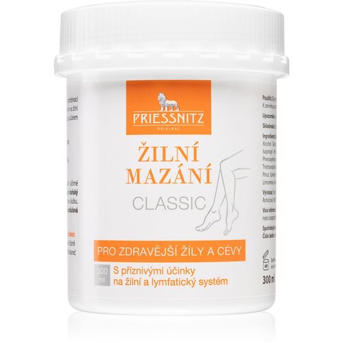 Priessnitz Classic masažna krema s koristnimi učinki na žilni in limfni sistem 300 ml Cene