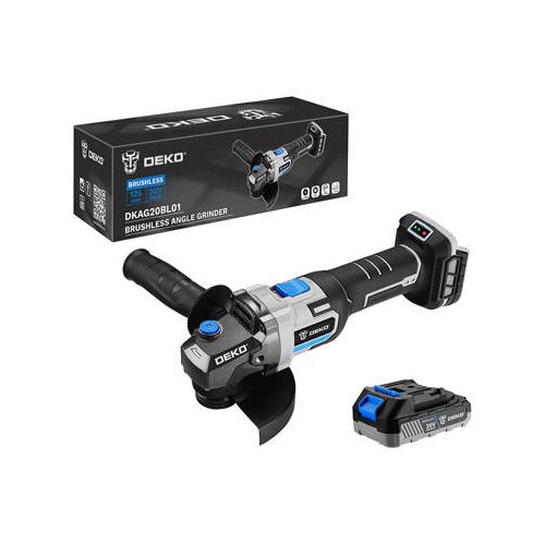  Set 125mm akumulatorska kutna brusilica 20V 2Ah bez četkica Slike
