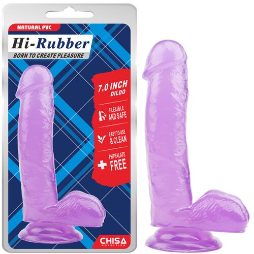  Realističan dildo, Ljubičasti, 18 cm Cene