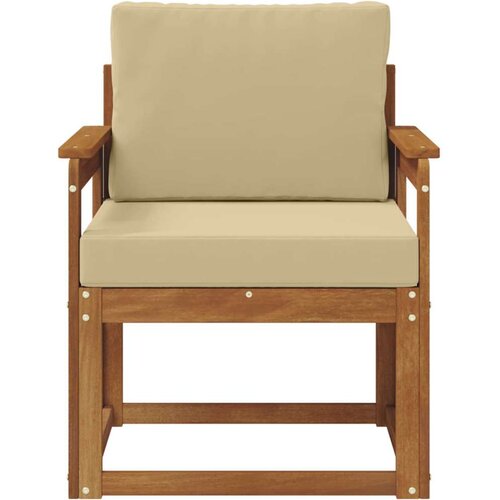  Set vanjskih sofa Čvrsto drvo akacije i poliester Slike