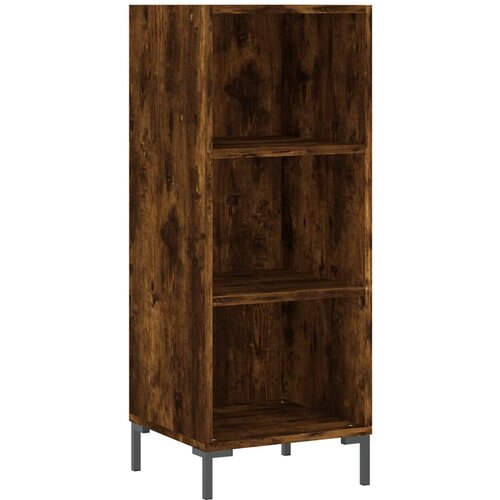 Maison Chic Komoda - Predalnik dimljeni hrast 34,5x32,5x90 cm inženirski les, (21718133) Slike