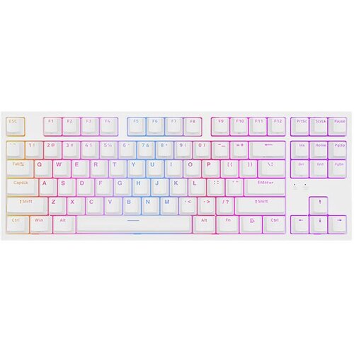 Genesis Tastatura Thor 404 TKL White Gateron Yellow Pro switch RGB Slike