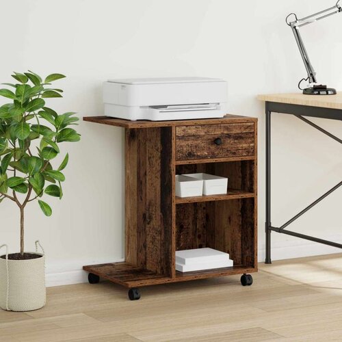  Držač za printer Staro drvo 60 x 40 x 68.5 cm Konstruirano drvo Slike