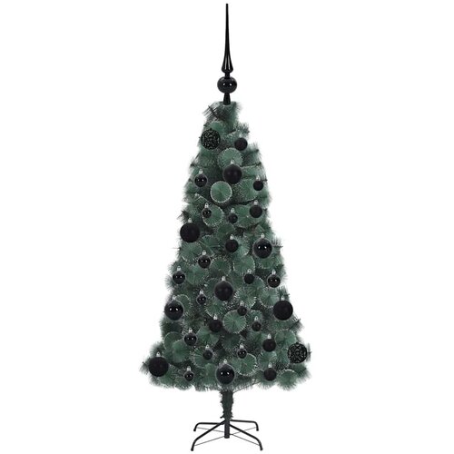  Umjetno božićno drvce Zelena 120 cm PVC, plastika i čelik Slike