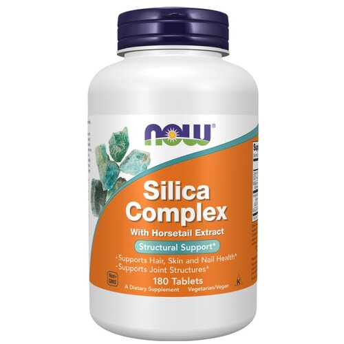 Now Foods Silicijev kompleks 40 mg – iz izvlečka preslice NOW (180 tablet) Cene