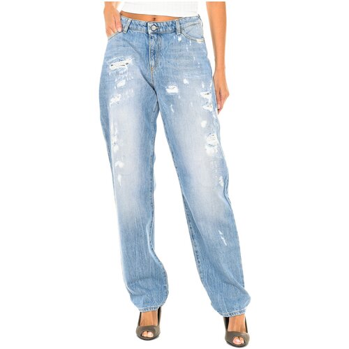 Armani Jeans Hlače 3Y5J15-5D1AZ-1500 Modra Slike