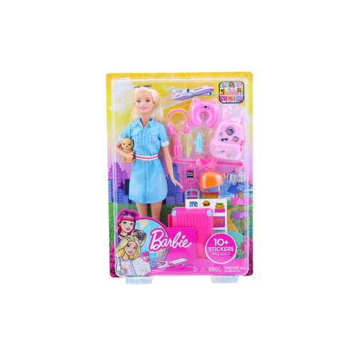 Barbie TRAVEL LUTKA U SETU Slike