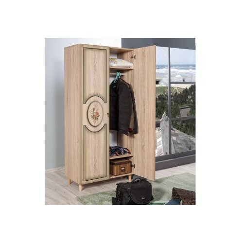 Hanah home Ormar Stil 90x192x52cm Hrast Slike