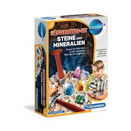 Clementoni Set za izkopavanje - kamni + minerali Slike