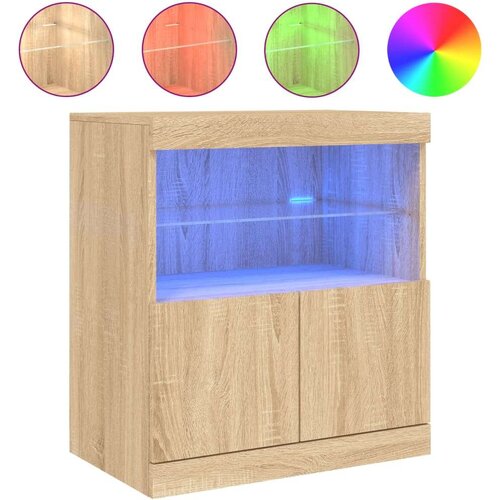  Komoda z LED lučkami sonoma hrast 60x37x67 cm Slike
