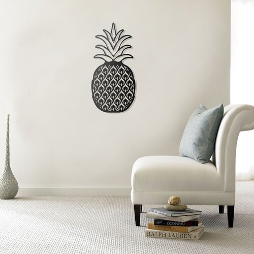 Wallity Zidna dekoracija Pineapple, Crna Cene