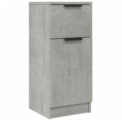 Maison Chic Komoda - Predalnik betonsko siva 30x30x70 cm konstruiran les, (21721522) Slike