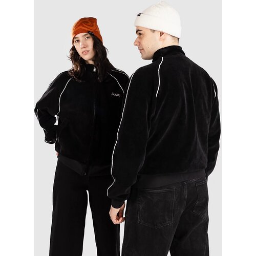 Jacker Velvet Reflective Track Jakna black Cene