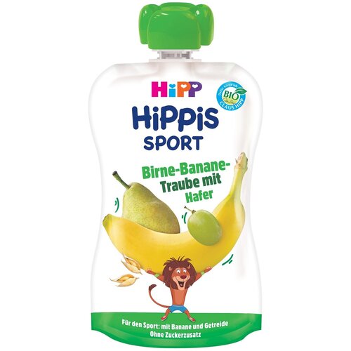 Hipp is ka&amp;scaron;ica kru&amp;scaron;ka grožđe banana ovas 120g Slike