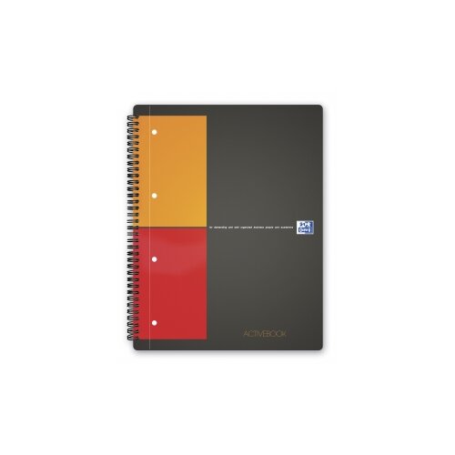 Oxford sveska international activebook A4+ kvadratići crna Slike