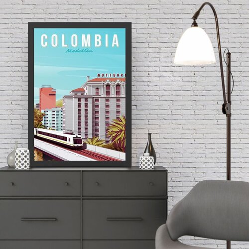Wallity uramljena slika colombia, 55x75 cm Cene