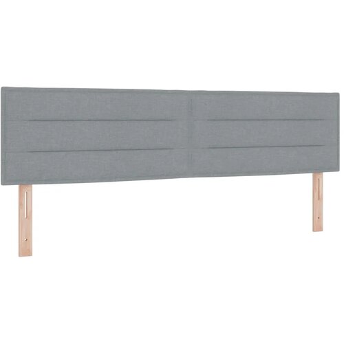  Boxspring krevet s madracem Svjetlosiva 180 x 200 cm Tkanina - Svjetlosiva 180 x 200 cm Dizajn linija Slike