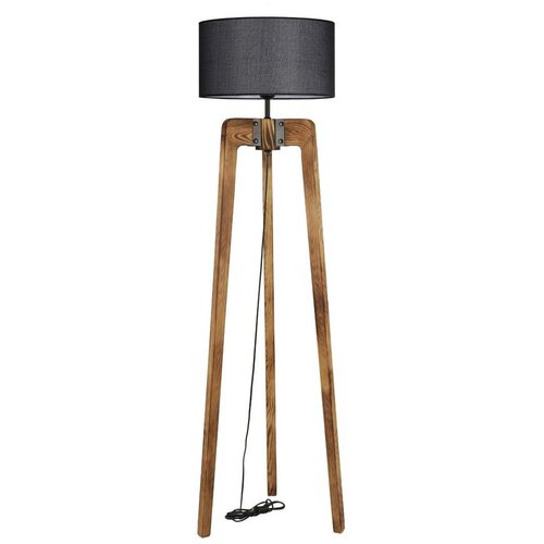 Opviq 8581-6 WalnutBlack Floor Lamp Slike