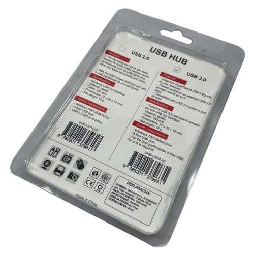 Gembird USB Hub UGB-U3P4-03 USB 3.0 4-port Slike