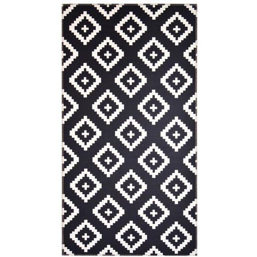 Vitaus Crni tepih Geo Winston, 80 x 150 cm Cijene