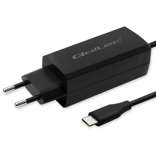 Qoltec 52419 65W GaN Super Fast Charger| 5-20V | 3-3.25A | USB-C 3.1 Slike