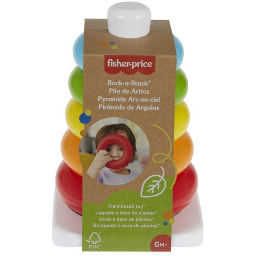 Fisher Price Fisher-Price: ECO šareni prsten piramida igračka za bebe - Cene