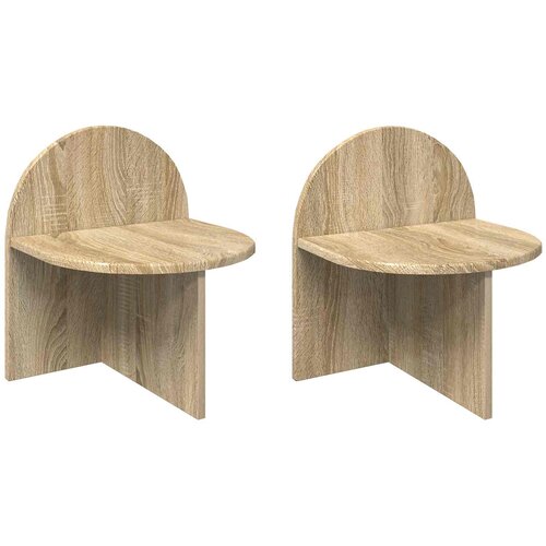  Noćni ormarić 2 pcs Hrast sonoma 40 x 35,5 x 45,5 cm Cene