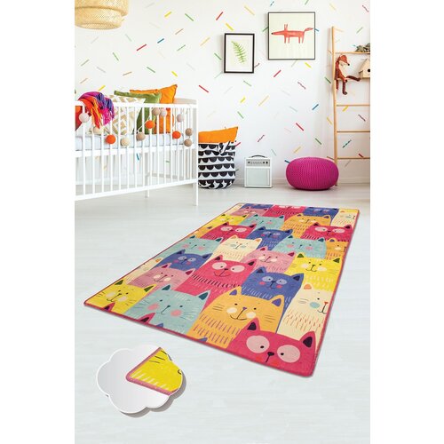  Cats Multi Djt Multicolor Hall Carpet (100 x 200) Cene
