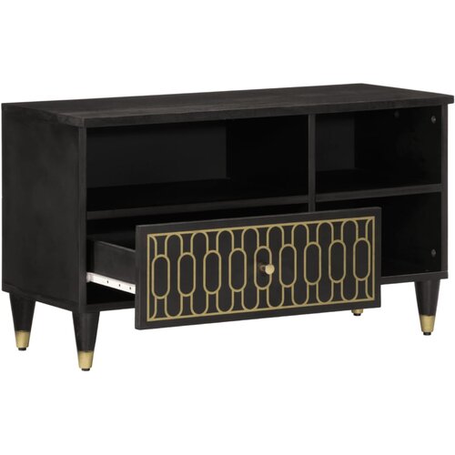 Maison Chic TV omarica - TV stojalo - Televizijska omarica 80x33x46 cm trden mangov les, (21701614) Cene