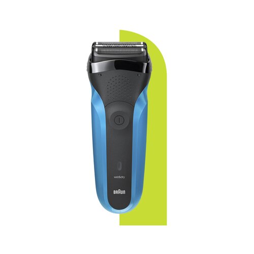 Braun aparat za brijanje i styler 310BT, Serija 3, Wet & Dry, Crno/plavi Cene