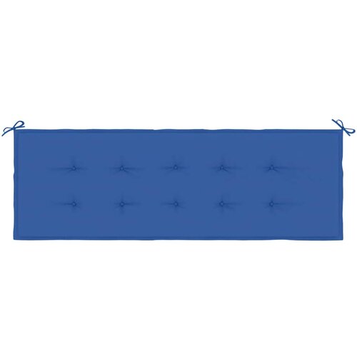  Jastuk za vrtnu klupu plavi 150 x 50 x 3 cm od tkanine Oxford Slike