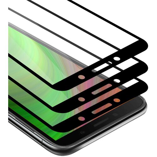  honor 9S/Huawei Y5P - za&scaron;čitna folija v transparentno s čarno - 3-pack kaljeno steklo za za&scaron;čito zaslona s trdoto 9H in 3D dotikom, (20553153) Cene