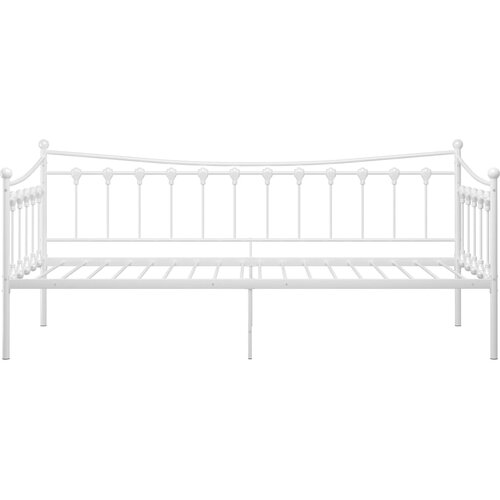  Okvir za krevet na razvlačenje bijeli metalni 90 x 200 cm Slike