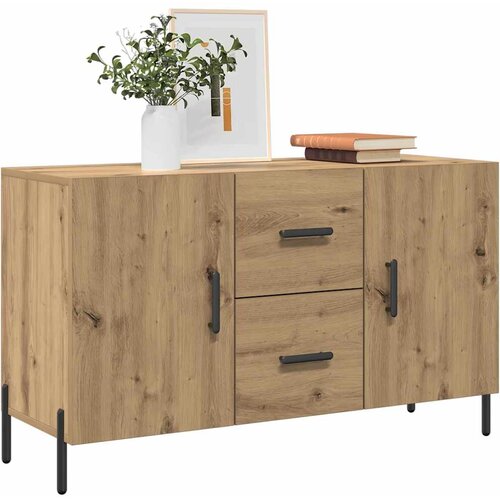  Komoda boja hrasta artisan 100 x 36 x 60 cm konstruiranog drva Slike