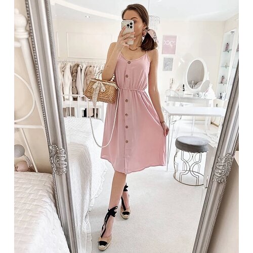 UR/CEO Pink spaghetti strap dress Aubin Slike