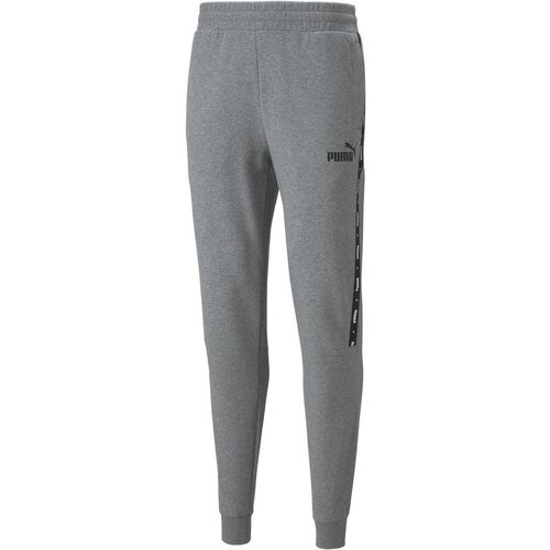 Puma Spodnji deli trenirke Essentials Tape Siva Slike