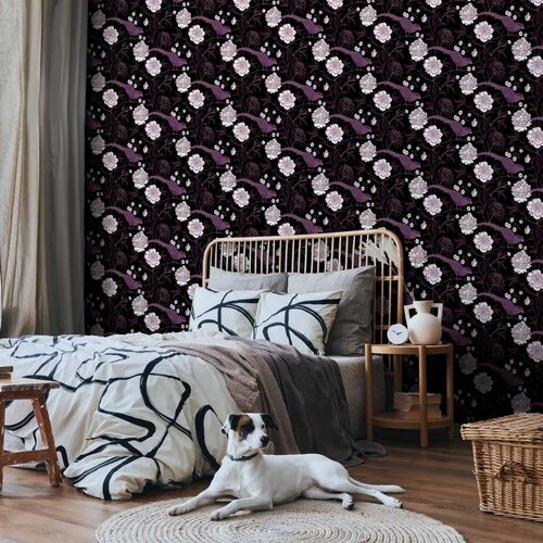 Tapeta - Peonies and pheasants 49x1000 Cene