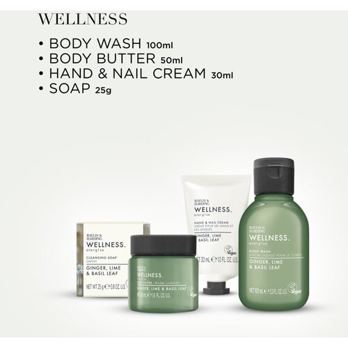 Baylis &amp;amp; Harding Wellness. Energise darilni set za telo Ginger, Lime &amp;amp; Basil Leaf Slike
