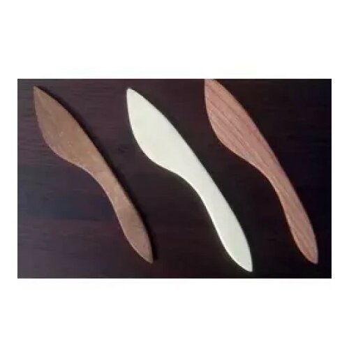 Wood Holz nož za mazanje putera, L = 200 mm ( 750 ) javor Slike