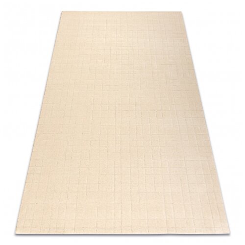 RugsX Volnena preproga TEXTURA 488.02.LA100 OSTA - Linije, geometrijski okvir, strukturna krem 135x200 cm, (5000218772) Cene